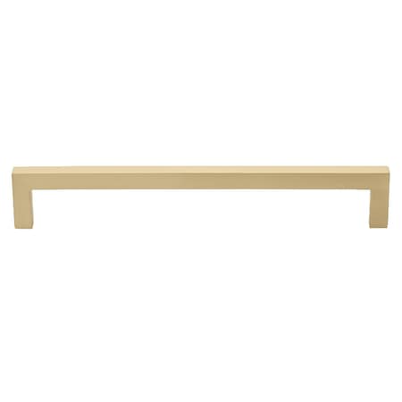 Gliderite Hardware 7-9/16 in. Center to Center Solid Square Bar Pull Champagne Gold 21683-192-CHPG-1